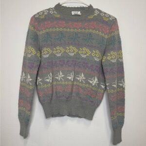 Pendleton Multicolor Patterned Crewneck Sweater